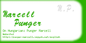 marcell punger business card